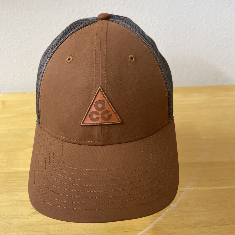 Nike ACG Legacy 91 Mesh Trucker Hat Cap Brown One Size Adjustable DC9086-204